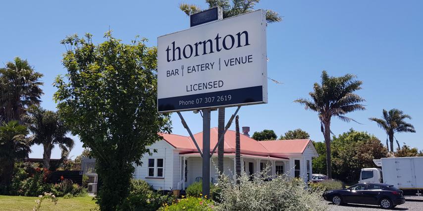 Thornton Bar & Eatery Signage