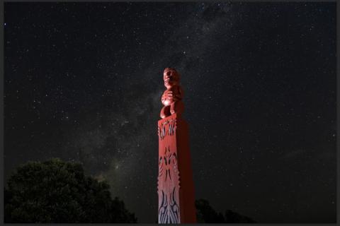 Pou Tois - night sky - Matariki
