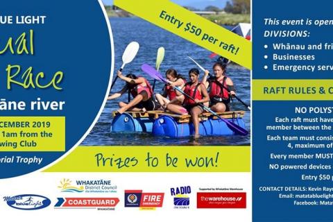 Annual Whakatane River Raft Race