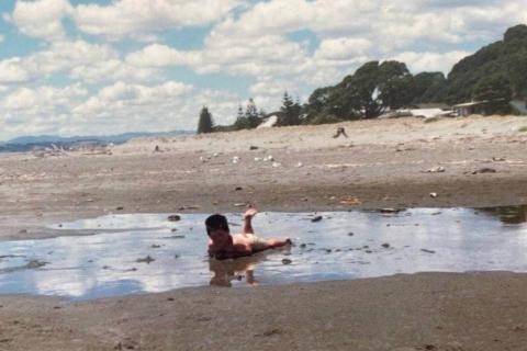 Lloyd Burr - Ōhope Beach - retro