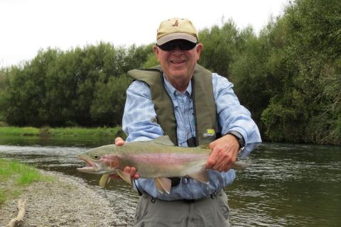 Dave's big rainbow trout