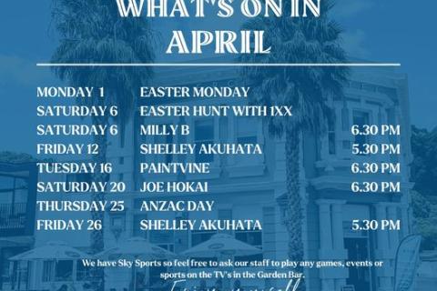What's on at The Comm this April!