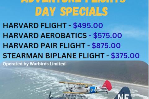 Adventure Flights Prices