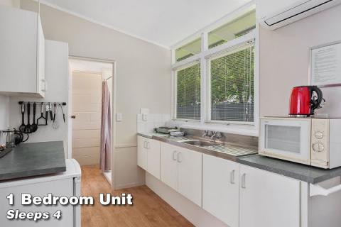 One Bedroom Unit Kitchen area