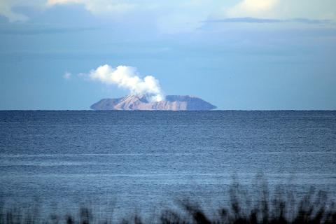 View of Whakaari/White Island