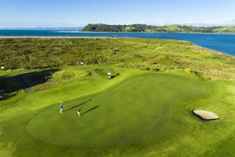Aerial of Ohope Golf Course