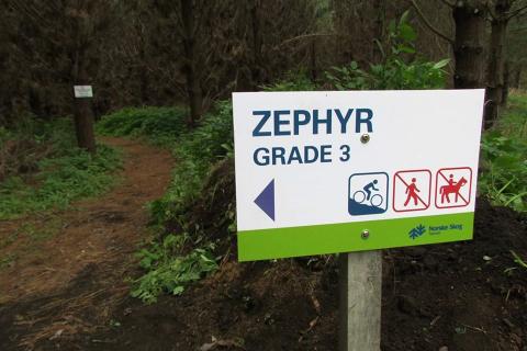 Zephyr Track Entrance