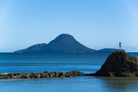 Wairaka with Moutohora Island in the background