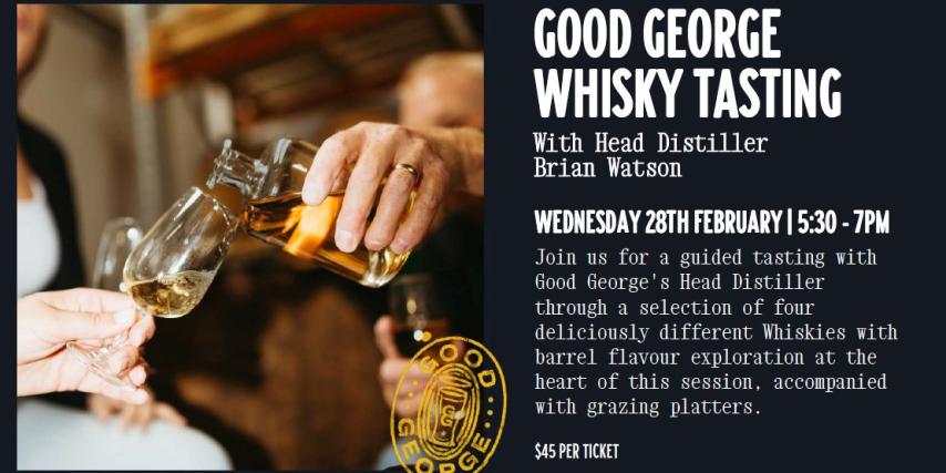 Good George Whisky Tasting at The Comm