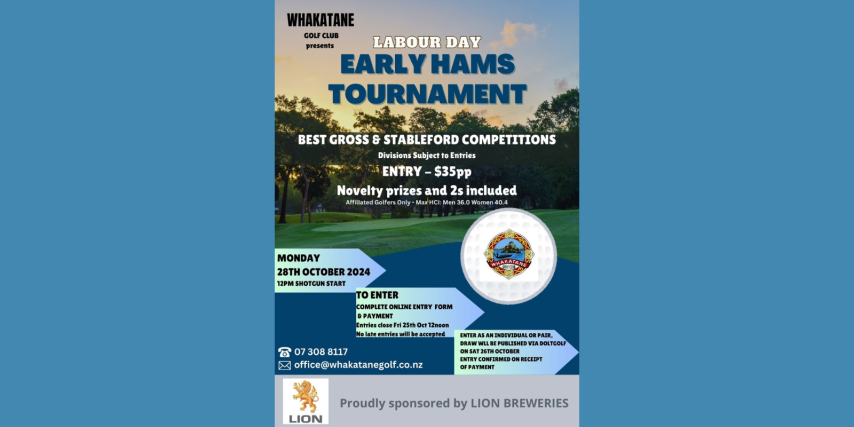 Labour Day Early Hams Open Tournament