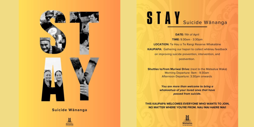 STAY Suicide Wānanga