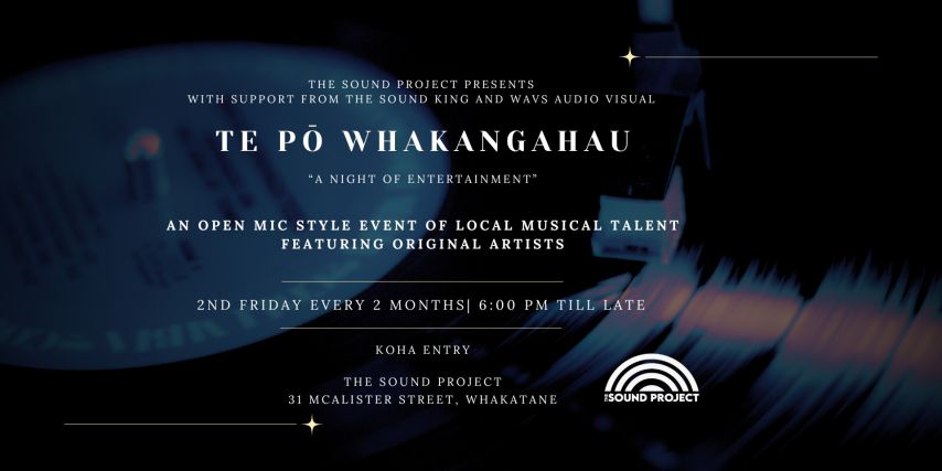 Te Pō Whakangahau - Original Music Open Mic