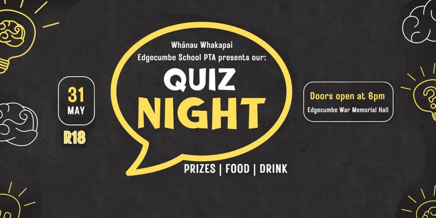 Quiz Night! Edgecumbe Primary School PTA Fundraiser