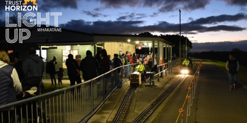 Glows in the Dark - River Edge Park Miniature Railway