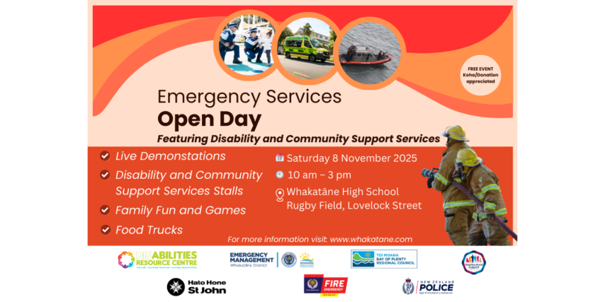 Emergency Services Open Day Featuring Disability and Community Support Services 