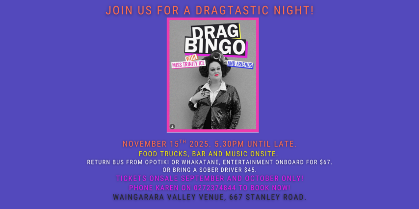 Drag Bingo Event Banner