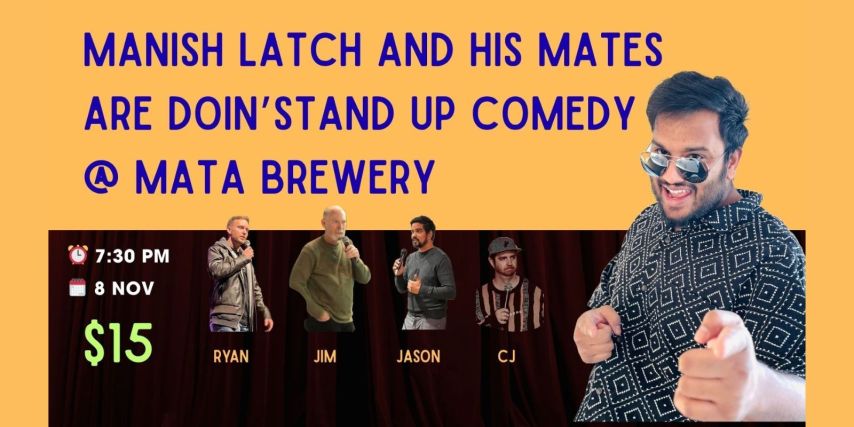 Latch & Friends Stand-Up Comedy at Mata Brewery