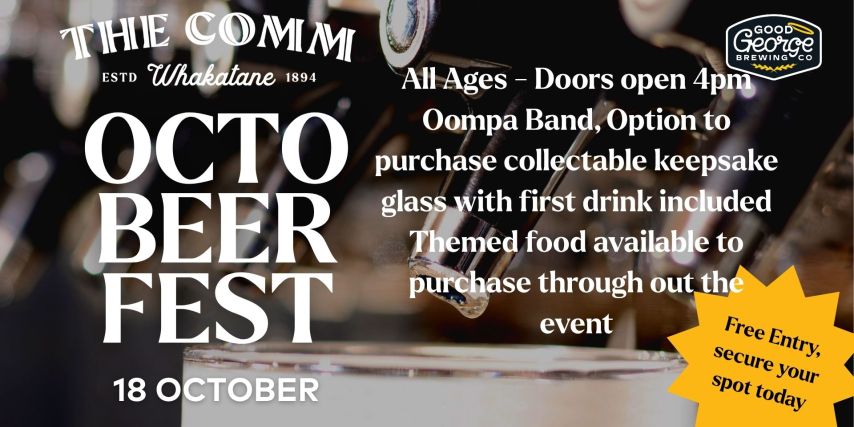 🍺 The Comm – Oktobeerfest 2025 🍺 All Ages 