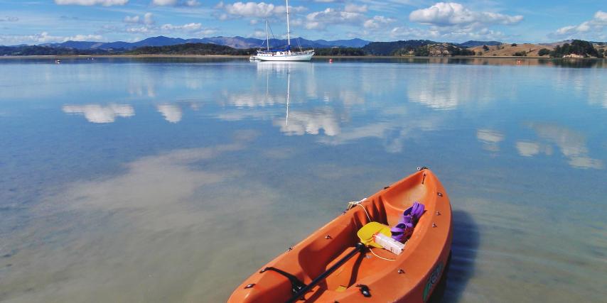 Kayak on Ōhiwa Harbour