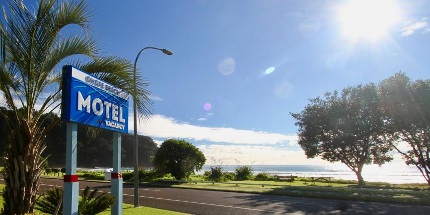 Ōhope Beach Motel view of beach