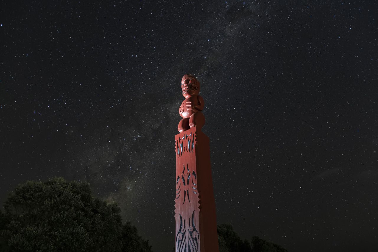 Pou Tois - night sky - Matariki
