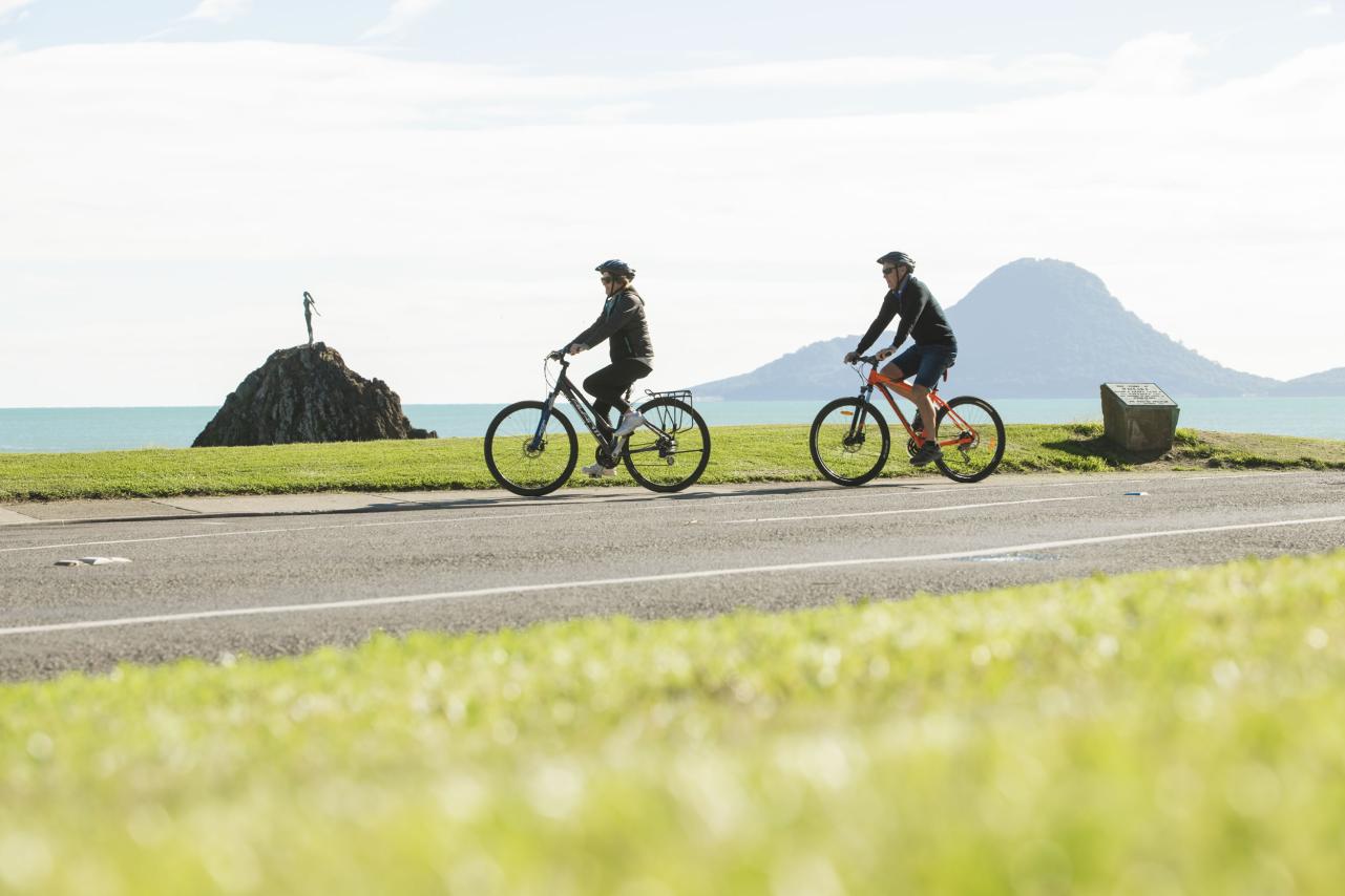 Cycling near Wairaka