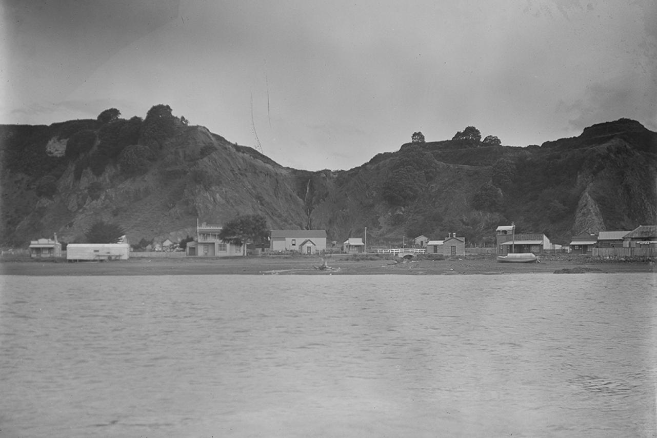 Historic photo of Whakatane Town