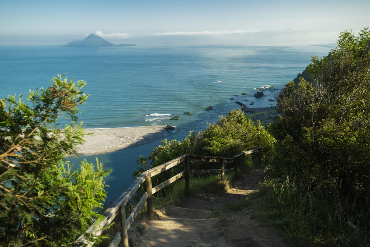 Coastal section of trail