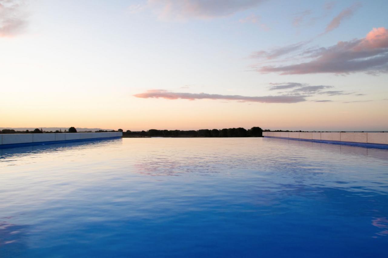 Rooftop pool