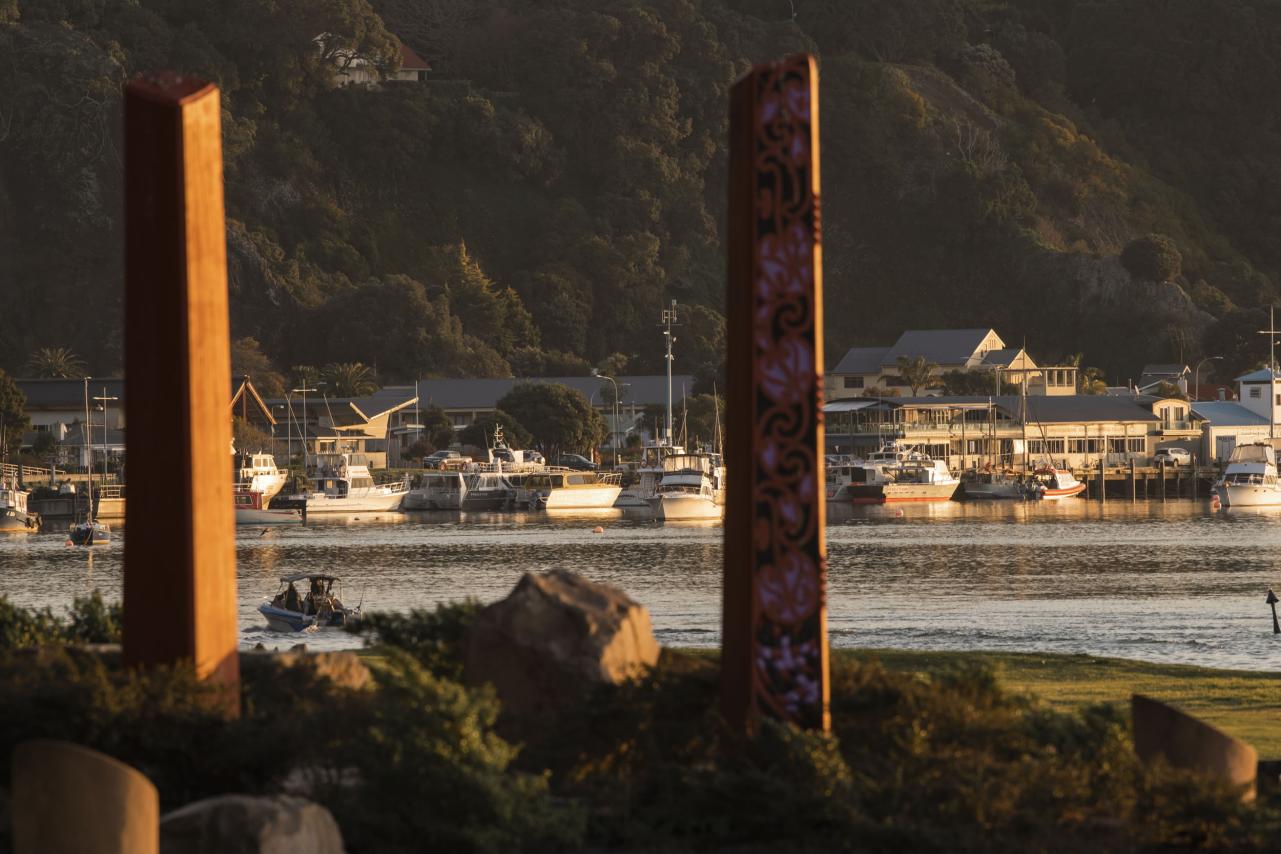 Carvings at The Heads