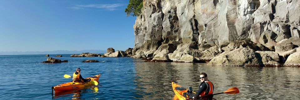 Kayakers near Moutohora