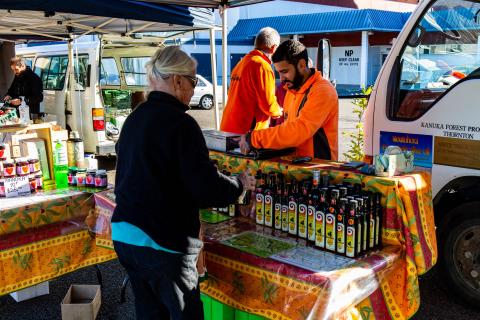 Whakatane Market Stall