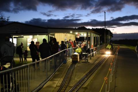 Glows in the Dark - River Edge Park Miniature Railway