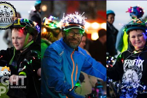 Light Up Your Bike as part of Trust Horizon Light Up Whakatāne