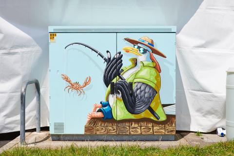 Gone Fishing - Chorus Cabinet Art