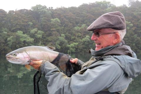 Bill with his catch of the day