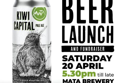 Whakatāne Kiwi Trust, Kiwi Capital Beer Launch