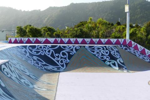Artwork on Skatepark
