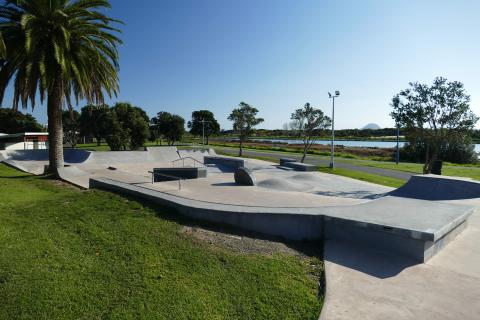 Extension of skate park