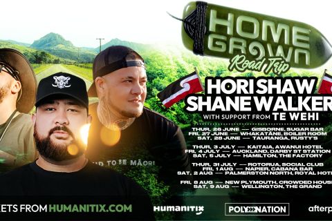 Homegrown Road Trip – Hori Shaw, Shane Walker, Te Wehi