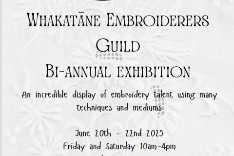 Whakatāne Embroiderers Guild bi-annual Exhibition