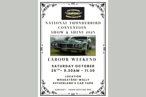 Thunderbird Shine & Shine - Labour Weekend 2025