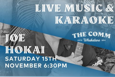 Live Music & Karaoke Night with Joe Hokai!