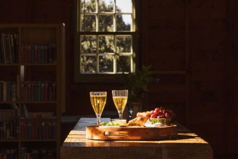 Enjoy a drink at Barnie's