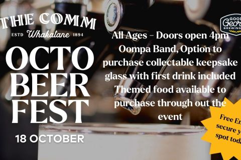 🍺 The Comm – Oktobeerfest 2025 🍺 All Ages 