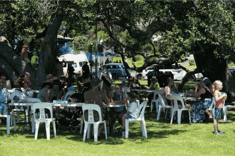 Chilling area - Ō fest Ohope Beach