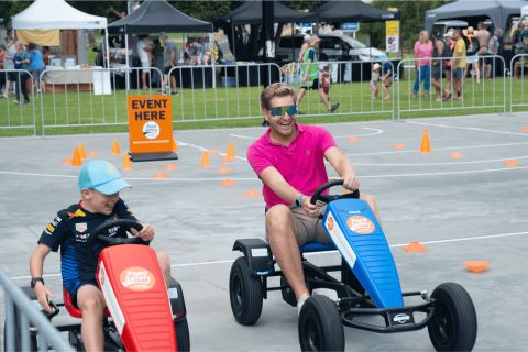 Kids fun at Ō fest - Road Safety Ohope Beach