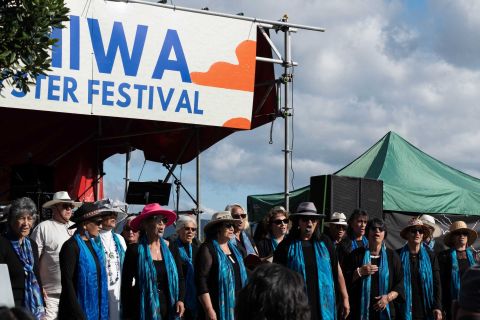 Ōhiwa Festival singers