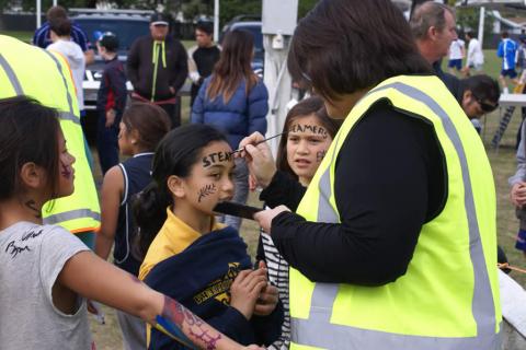 Face painting community fun