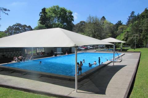 Awakeri Hot Springs, main pool